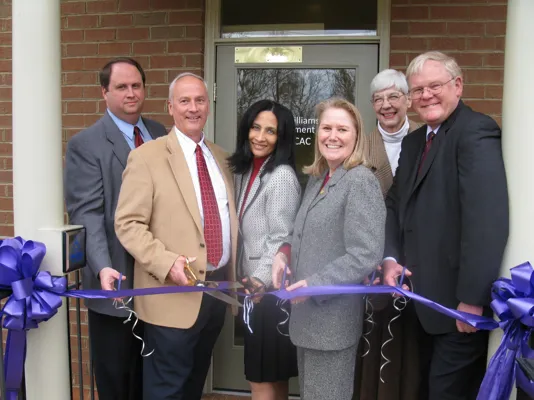 Ribbon Cutting from 2010 at Greater Williamsburg Child Assessment Center