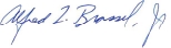 Alfred Brassel Signature