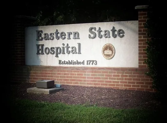 Sign from Eastern State Hospital