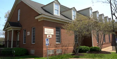 Child & Adolescent Services brick building with many windows
