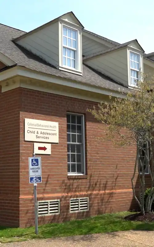 Child & Adolescent Services brick building with many windows